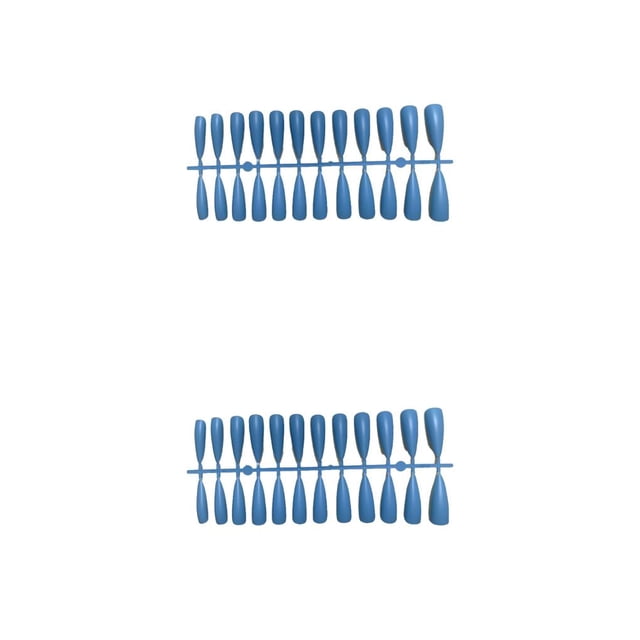 Seitruly Tabletas para mejorar las uñas Diseño elegante de puntos Textura esmerilada Textura esmerilada Usable Uña falsa Puntas de manicura Type2 NO2 Seitruly CBP456143