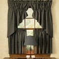 thumbnail image 2 of Park Designs Black Sturbridge Lined Gathered Swag 36"L, 2 of 5
