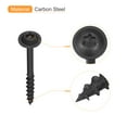 thumbnail image 4 of Uxcell #8 x 1-5/8" Round Washer Head Screws - 150pcs - Torx/Star Wood Screws, Black, 4 of 6