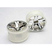 Traxxas Chrome All-Star Wheels 2.8 Rear, Jato 3.3, 360-Pack 5576