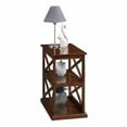 thumbnail image 3 of Convenience Concepts Coventry Chairside End Table with Shelves, Espresso, 3 of 7