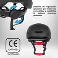 thumbnail image 4 of Casco para bicicleta Gospel Sl726 Talla M Negro, 4 of 10