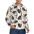 thumbnail image 2 of Goofa Rottweiler for Men's Hooded Sweatshirt - Lightweight Pullover Hoodie with Kangaroo Pocket, Perfect for Everyday Wear-Medium, 2 of 7
