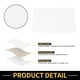 thumbnail image 5 of Parche de Reparación de Cuero para Tapicería de Automóviles Unique Bargains 274x137cm para Asientos de Automóviles Barcos Sofás Sillas Molduras Interiores DIY Blanco 1 Pcs, 5 of 7