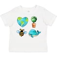 thumbnail image 3 of Inktastic Earth Day Plant a Tree Save the Bees Save the Seas Love Your Mother Boys or Girls Toddler T-Shirt, 3 of 5