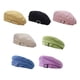 thumbnail image 3 of Qarigey Gorro de invierno ligero, agradable a la piel, transpirable, boina, elegante, de algodón, Vintage, informal, para mujer, gorros Sombreros Beige, 3 of 6