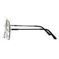thumbnail image 3 of Womens Granny Style Rimless Half Rim Clear Lens Eye Glasses Silver, 3 of 4