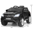 thumbnail image 2 of Gymax 12V Mercedes Benz GLE Licensed Kids Ride On Car RC Electric Vehicle w/ MP3 Black, 2 of 10