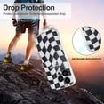 thumbnail image 6 of Phone Case for iPhone 11 Pro, Kawaii TPU Bumpers Back Phone Cover for iPhone 11 Pro (5.8 inch), Fashion Black & White Grid Designs iPhone Case for Girls and Women, 6 of 14