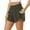 Green, variant on Women's Running Shorts Elastic High Waisted Athletic Workout Shorts with Pockets