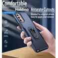 thumbnail image 3 of Circlemalls for Motorola Moto G Stylus 5G 2023 case, Tempered Glass Screen Protector, Ring Stand Armor Cover Case-Blue, 3 of 5
