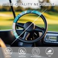 thumbnail image 3 of ZUXONGSY Marble Print Golf Cart Steering Wheel Covers Universal Car Wheel Cover Stretchable Club Car Steering Wheel Cover Heat Resistant Steering Wheel Covers Auto Wheel Cover Gifts for Dad, 3 of 7