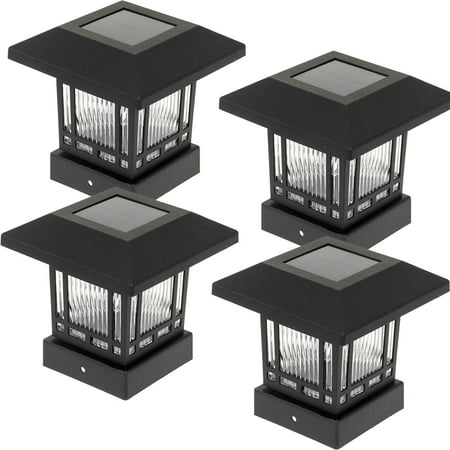 WESTINGHOUSE NEW Black Solar 4x4 Post Cap Lights for Wood ... WESTINGHOUSE NEW Black Solar 4x4 Post Cap Lights for Wood ...