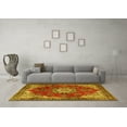 thumbnail image 3 of Ahgly Company Indoor Rectangle Persian Yellow Traditional Area Rugs, 4' x 6', 3 of 4