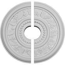 18 1/8od X 3 3/4id X 1 1/8p Bradford Ceiling Medallion Fits Canopies Up