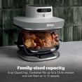 thumbnail image 6 of Ninja Crispi Pro Glass Air Fryer 6-Qt, 4-in-1, Air Fry Bake Recrisp Dehydrate, Dishwasher Safe, AS100WH White, 6 of 10