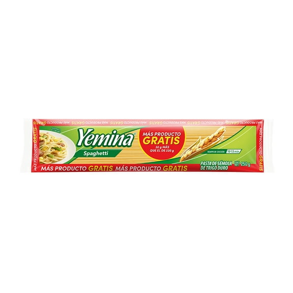 Sopa de pasta Yemina spaghetti  250 g