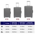 thumbnail image 2 of Unique Bargains High Elasticity Luggage Cover for Suitcases Bags Gray Large, 2 of 5