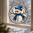 thumbnail image 6 of Fmbmuo Christmas Round Window Hanging , Vintage Durable Suncatcher Decor , For Xmas Tree Wreath Window Holiday Decor, 6 of 7