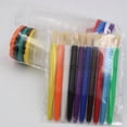 thumbnail image 5 of Pincel de 10 colores de plástico anti-vertido taza de lavado pincel de aceite para niños graffiti pincel de pintura de cerdas de cerdo de 10 colores taza de color, 5 of 5