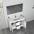 thumbnail image 6 of 48" Freestanding Bathroom Vanity with Sink - Glossy White, 6 of 6