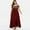 Wine, variant on Babysbule Dresses for Women Women Plus Size Cold Shoulder Floral Lace Maxi Party Evening Camis Long Dress