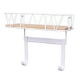 thumbnail image 2 of Soporte para tabla de planchar con ganchos extraíbles, montaje en pared, accesorios de hierro, organizador, organización, estantes resistentes para Blanco BLESIY Soporte de hierro, 2 of 8
