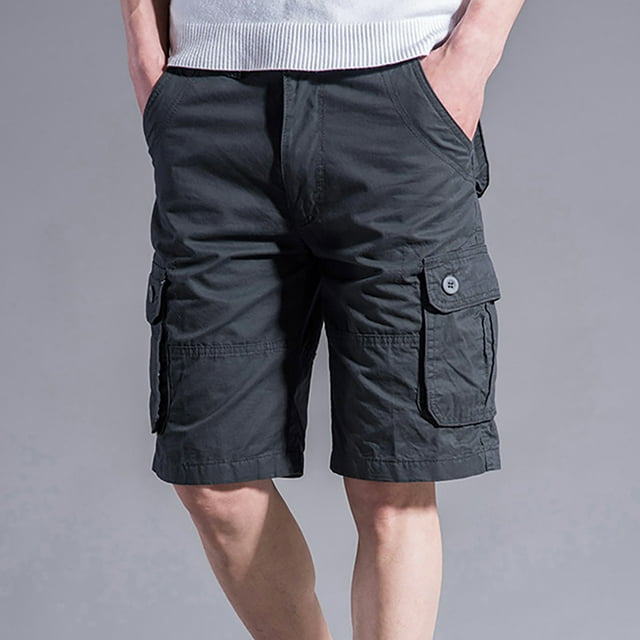 Puntoco Pantalones Cortos Cargo Ligeros Y Transpirables Para La Playa Al Aire Libre, Informales, Para Hombre, Color Negro Xl, Pantalones Cortos Para Hombre