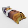 thumbnail image 3 of Ambesonne Tropical Bedding Set 4 Pcs, Exotic Coconut Dreamy, Queen, Yellow Black, 3 of 3