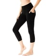 thumbnail image 6 of YUSHOW Capris Leggings for Women with Pockets Tummy Control High Waisted Workout Capris Yoga Pants Size XL, 6 of 7