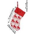 thumbnail image 3 of Fwttom Knit Christmas Stockings, 15.4 Inches Woolen Personalized Christmas Stockings, Holiday Large Christmas Stockings Bulk for Gifts, Candy Bag, Xmas Tree & Party Decor, 3 of 6
