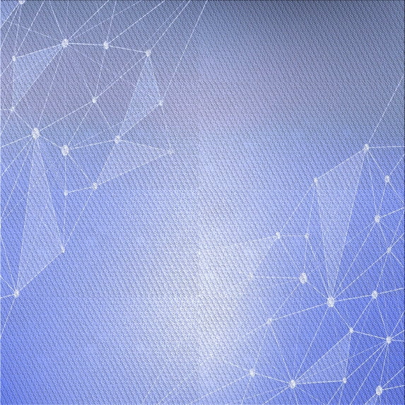 Ahgly Company Indoor Square Patterned Jeans Blue Area Rugs, 4' Square