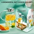 thumbnail image 5 of PARACITY 61oz Glass Pitcher with Lid, Hot& Cold Glass Water Pitcher with Handle, Iced Tea Pitcher Carafe for Coffee, Juice, Lemonade and Milk, 5 of 6