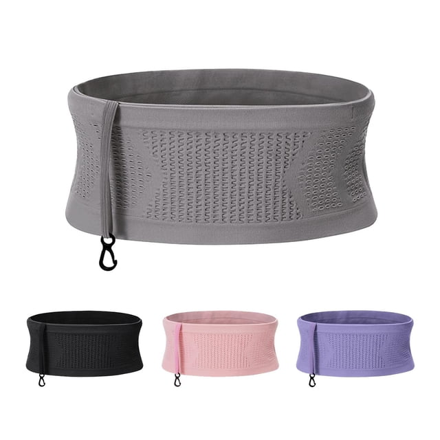 Riñonera Multifuncional LELISKA Gris Ajustable de Gran Capacidad para Running y Outdoor