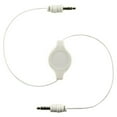 thumbnail image 2 of Retractable Aux Cable for OnePlus Nord N100/N10 5G Phones - 3.5mm Adapter Car Stereo Aux-in Audio Cord Speaker Jack Wire White R5D, 2 of 5