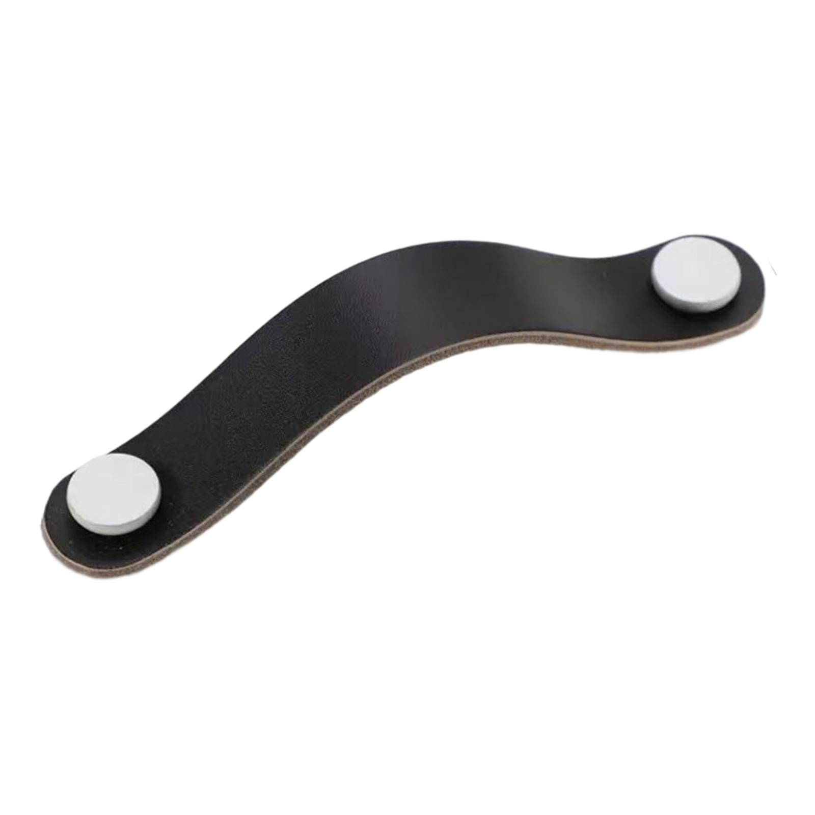 PU Leather Knobs Pull Handle Drawers Decorative Pulls