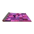 thumbnail image 2 of Ahgly Company Indoor Round Patchwork Pink Transitional Area Rugs, 4' Round, 2 of 4