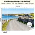 thumbnail image 3 of Peel and Stick Wallpaper Canvas Road around Farm field beach Inishmore Modern Art Wall Mural Decor Self Adhesive and Removable 100in x 144in, 3 of 7