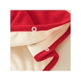 thumbnail image 6 of Liacowi Baby Girl Christmas Wool Blend Winter Hooded Red Poncho Jacket Coat Outerwear Cloak, 6 of 8