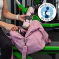 thumbnail image 5 of Dogs with Pioneer Flower Hot Yoga Mat Towel Non Slip for Hot Yoga - Quick-Drying Yoga Mat Cover with 4 Corner Pockets with Travel Bag - Hot Yoga Towel Non Slip 74"x26", 5 of 6