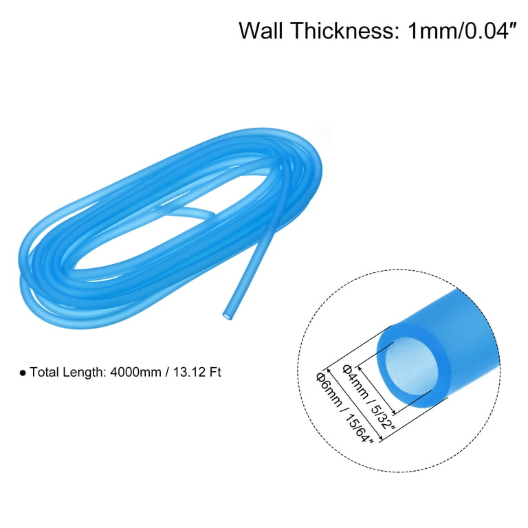 Aquarium Airline Tubing, 5m Aquarium Air Pump Tube Soft Silicone Acuarios Oxygen Hose For Fish Tank (Transparent