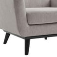 thumbnail image 5 of Modway Engage Herringbone Fabric Armchair in Light Gray, 5 of 8