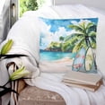 thumbnail image 3 of 26x26 Pillow Covers Set of 2, Summer Beach Throw Pillow Covers Decorative Couch Cushion Case, Tropical Coastal Palm Tree Surfboard Microfiber Square Pillowcases for Bedroom Car Living Room, 3 of 7