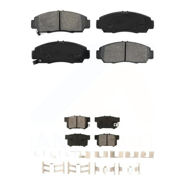 SIM Front Rear Semi-Metallic Brake Pads Kit for Car Honda Civic Accord Acura TL TSX CL RL KSM-100177