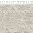 thumbnail image 6 of 9'x13' Ivory Beige Machine Woven Geometric Bohemian Indoor Area Rug, 6 of 8