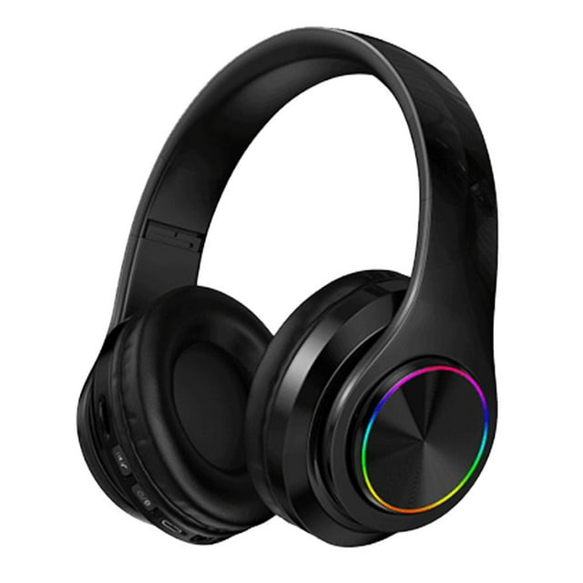 del TF de de los auricures recargables inalámbricos de Negro