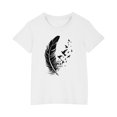 thumbnail image 1 of RXIRUCGD 2025 Vêtements d'Été pour Enfants T-shirt Imprimé Mode Mignon Col Rond Manches Courtes, 1 of 5