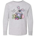 thumbnail image 3 of Inktastic Happy Easter Bunny Rabbit Long Sleeve Youth T-Shirt, 3 of 5