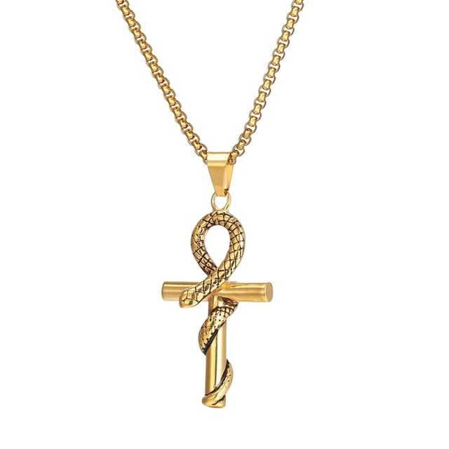 Cross Pendant Necklaces Meaningful Gift Hip Hop Music Style Chain Yinane collar de los hombres
