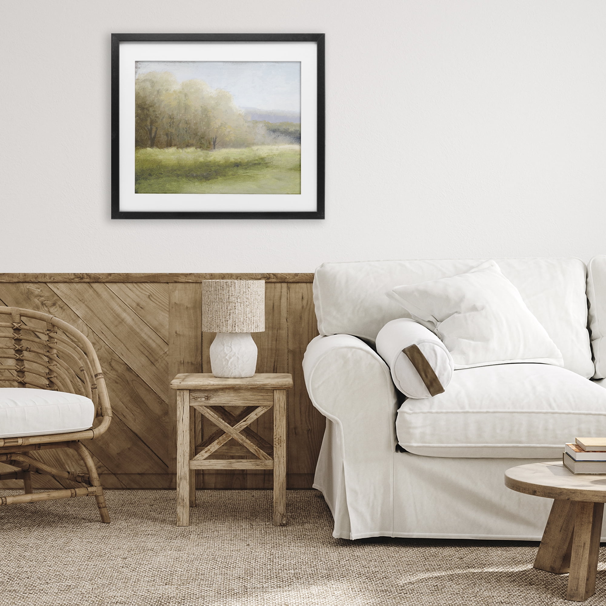 Stupell Industries Within a Familiar Place Landscape Black Framed Print Under Glass, design by Michael Marcon
